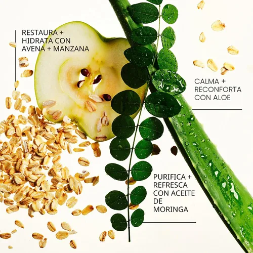 Vista 5 de Farmacy - Limpiador facial cremoso suave - Limpiador facial hidratante para nutrir y ayudar a eliminar el maquillaje y las impurezas - Enriquecido