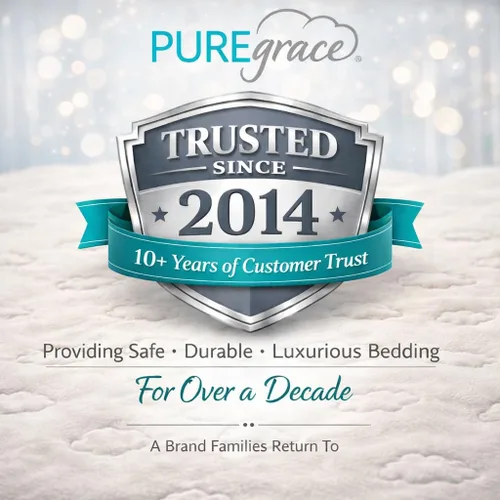 Vista 3 de PUREgrace Tencel - Cubrecolchón reutilizable e impermeable para incontinencia, transpirable, silencioso, sensible a la piel
