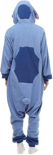 Vista 2 de EunWow Novedoso pijama de una sola pieza de Halloween para mujeres y hombres