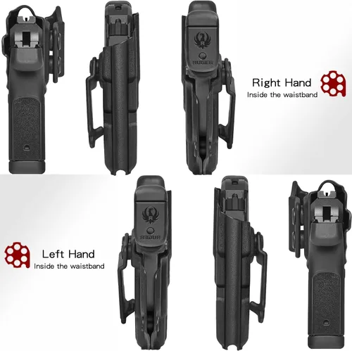 Vista 3 de Amberide IWB Funda Kydex para Ruger LCP II LCP2 LCP MAX LCP .380 Seguridad-9 Max-9 LC9 LC9s LC380 EC9s