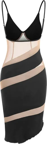 Vista 3 de ZAFUL Vestido corto sin mangas de malla transparente para mujer