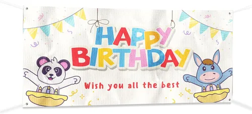 Vista 72 de Cartel de baby shower para uso en interiores y exteriores de 4 x 1 pies, pancarta grande personalizada y letreros con cuerda para colgar, telón