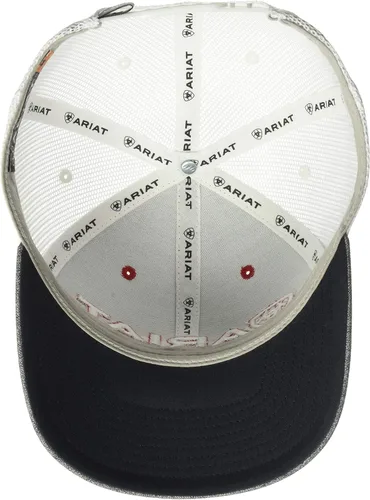 Vista 3 de ARIAT Mens Snapback Embroidered Shield Logo Cap