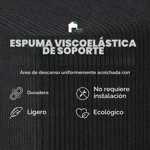 Vista 6 de EconoHome Sofá seccional Boneless Cloud, asiento profundo de felpa en forma de L para relajarse y entretener, construcción duradera y fácil montaje