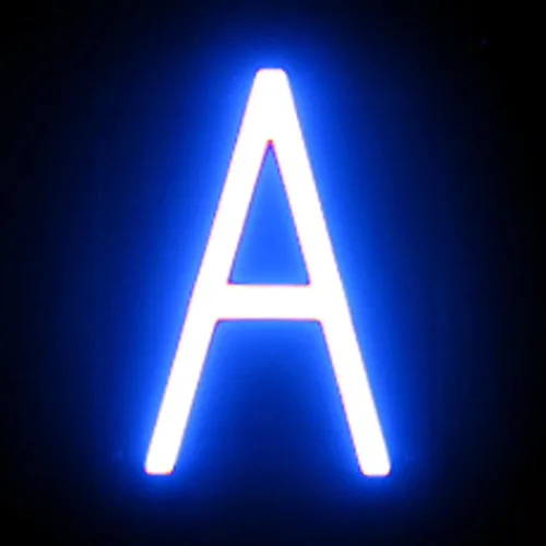 Vista 111 de SpellBrite Letra LED S Construye letreros de bricolaje que puedes cambiar con letras LED azules Componentes adicionales necesarios para iluminar