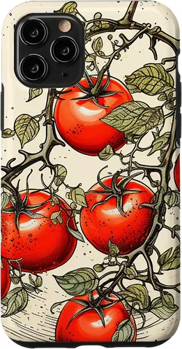 Vista 29 de Funda de jardinería de tomates vegetales y tomate para iPhone 17