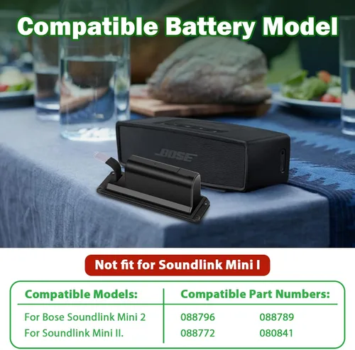 Vista 8 de Fancy Buying 2297mAh 088796 088789 088772 080841 - Batería de repuesto para Bose Soundlink Mini 2 / Soundlink Mini II Series, requiere soldadura