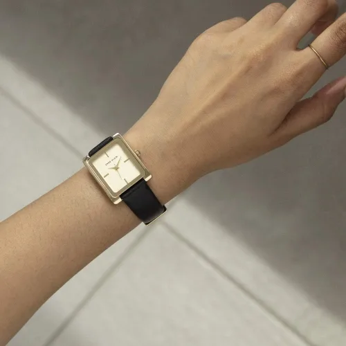 Vista 4 de Anne Klein - Reloj de pulsera para mujer con correa de cuero