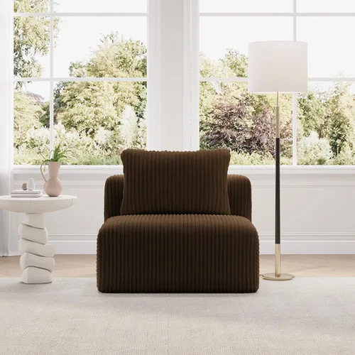 Vista 29 de Novilla - Sofá biplaza modular de 70.8 pulgadas, sofá modular de espacio pequeño, moderno sofá de nube con soporte Smarts Coil®, sofá seccional sin