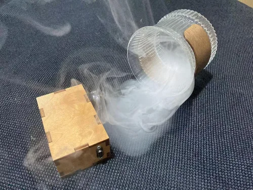 Vista 7 de Máquina de humo, mini máquina de humo, máquina de humo portátil Producción de filmación, cosplay, máquina de humo de aromaterapia