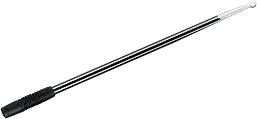 Vista 2 de Kuryakyn 864 Componente de audio para motocicleta: Antena Billet de 12 "para Harley-Davidson, India, Victory Motorcycles, Hex/ranurado, bicolor