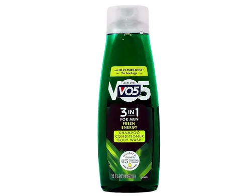 Vista 5 de Alberto VO5 - Champú acondicionador 3 en 1 para hombre, paquete de 3, gel de baño Fresh Energy, 12.5 onzas