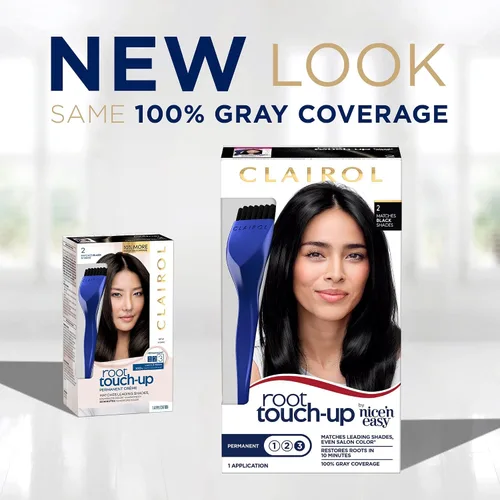 Vista 165 de Clairol Root Touch-Up de Nice'n Easy Tinte Permanente para el Cabello, 10 Rubio Extra Claro, Paquete de 1 Clairol Root Touch Up - Tinte permanente