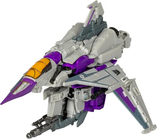 Vista 2 de Transformers Toys Studio Series Voyager Bumblebee 113 Skywarp, figura de acción de conversión de 6.5 pulgadas, 8+