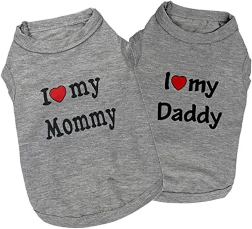 Vista 8 de Paquete de 2 ropa para perros pequeños, chicos y cachorros, camisa para Chihuahua, Yorkies, verano, mascota, perro, gato, transpirable, cómoda