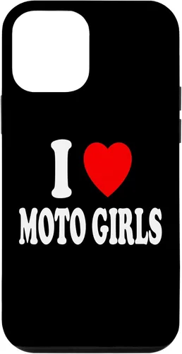 Vista 12 de Carcasa para iPhone 14 I Heart (Love) Moto Girls Moto Dirt Bike Motocross