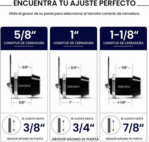 Vista 2 de Cerradura de leva tubular con llaves extraíbles, llaves iguales removibles. Cerradura de almacenamiento para compartimento de RV, cerraduras