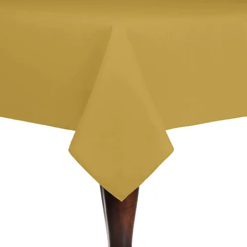 Vista 27 de Ultimate Textile Cotton-Feel 72 x 108-Inch Rectangular Fine Dining Tablecloth Black