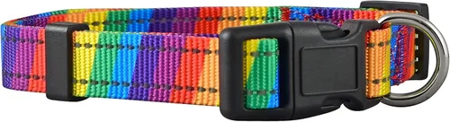 Vista 3 de Native Pup Collares reflectantes para perros (S, leopardo)