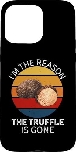 Vista 31 de Vintage I'm The Reason Truffle is Gone Food Lover Case for iPhone 16