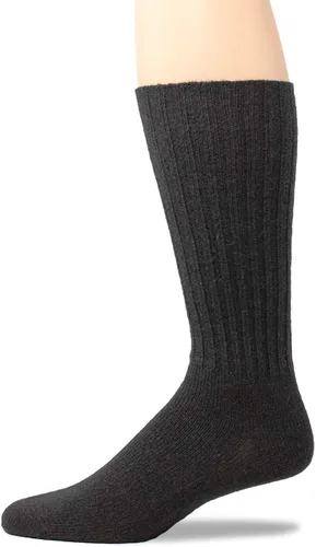 Vista 3 de Warrior Alpaca Socks - Calcetines de lana de alpaca acanalados casuales para uso diario para hombres y mujeres