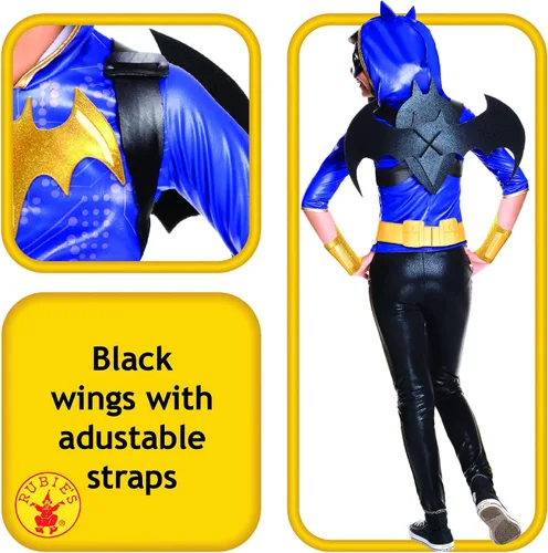 Vista 2 de Disfraz infantil de Batichica de lujo DC Superhero para niñas de Rubie's