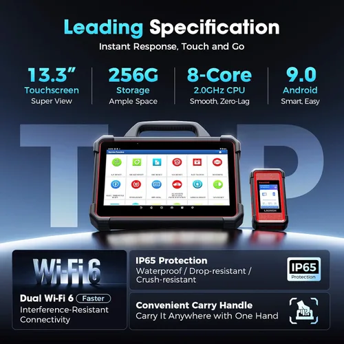 Vista 2 de Launch Escáner del OEM de la élite de X431 PAD VII, herramienta