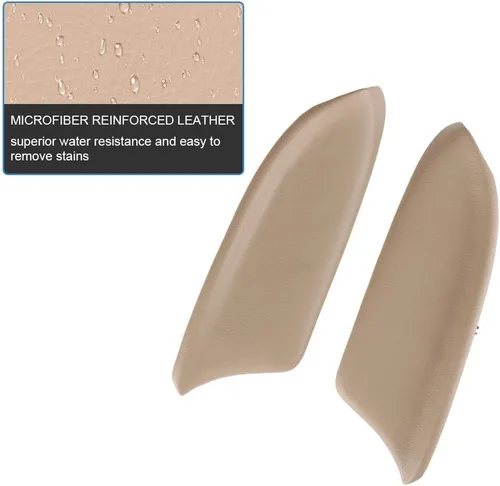Vista 9 de LUJUNTEC Paneles de reposabrazos de puerta delantera para 2008-2012 para Honda Accord - Cubiertas de panel de puerta beige (2PCS)