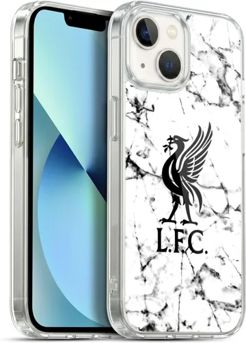 Vista 91 de Oficial LIVERPOOL Football Club 2017/18 Mármol Soft Gel Case para iPhone de Apple 7 Plus/8 PLUS Escudo negro.