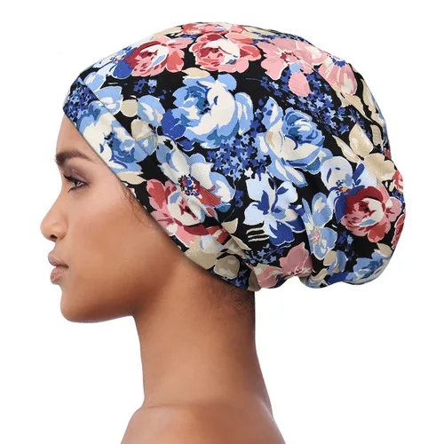Vista 8 de Alnorm - Gorro con forro de satén y suave banda elástica para hombres y mujeres, talla única Se ajusta a la mayoría