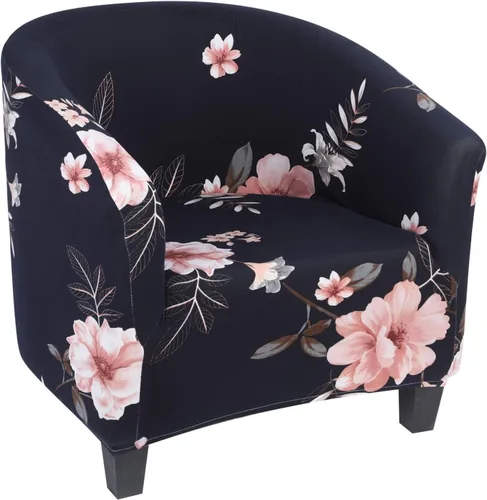 Vista 4 de Funda para silla de club, funda elástica para sillón, funda de sofá, protector de muebles para sala de estar (color #18)