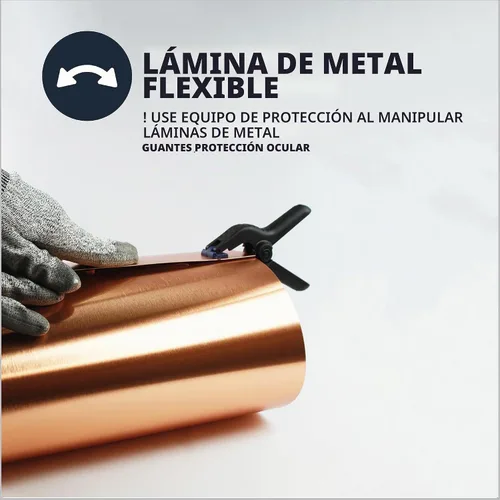 Vista 4 de M-D Building Products 56018 12 pulgadas x 24 pulgadas x 0.020 pulgadas. Hoja de aluminio negra Cloverleaf