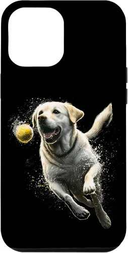 Vista 26 de Yellow Labrador Retriever Chasing a Ball Labrador Retriever Case for iPhone 17
