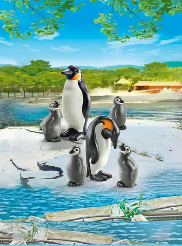 Vista 2 de Playmobil Kit de construcción familiar de pingüinos
