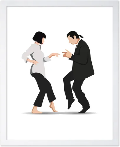 Vista 32 de Poster Master Póster de baile de pareja, impresión icónica de baile, arte moderno, arte moderno, arte pop, arte de película, regalo para hombres