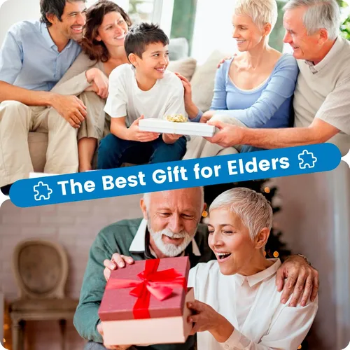 Vista 7 de 6 paquetes de 16 piezas grandes de rompecabezas para personas mayores, productos para demencia y Alzheimer, actividades para personas mayores
