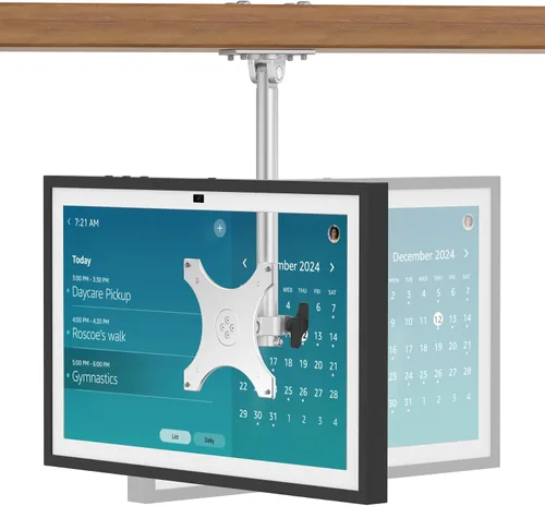Vista 8 de Almoz - Soporte para debajo del gabinete para Echo Show 15/21, montaje de Altura-Negro
