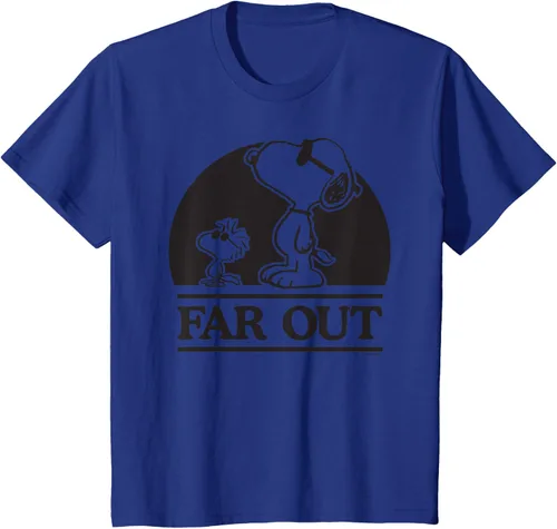 Vista 36 de Peanuts Woodstock 50th Anniversary Far Out Snoopy - Camiseta Blanco