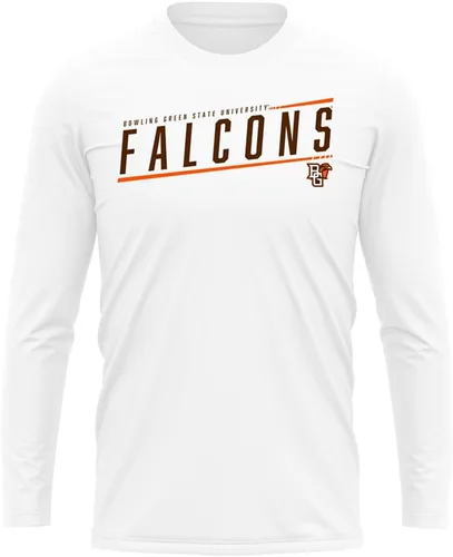Vista 6 de Camisa deportiva de manga larga oficial de la NCAA Collegiate para hombre, colección de carbón elegante Universidad Estatal de Arizona/W/Sleek/Ls