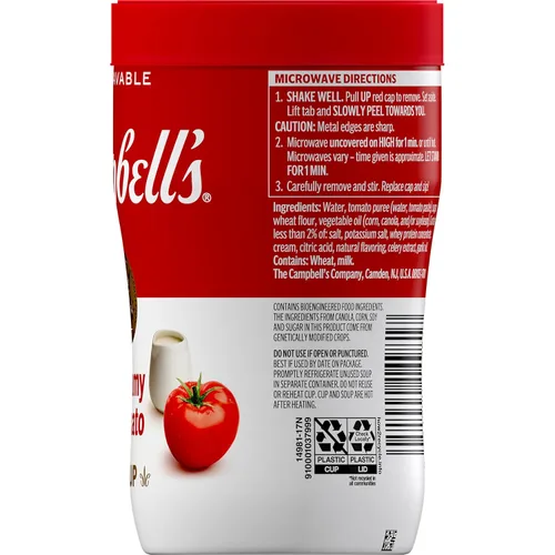 Vista 6 de Sopa Campbell's para llevar, de tomate cremosa, 11.1 oz