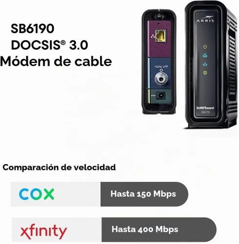 Vista 6 de ARRIS SURFboard DOCSIS 2, Negro