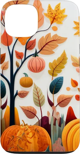 Vista 7 de Fall Leaves Autumn Pumpkin Theme Autumn Color Yellow Case for iPhone 17