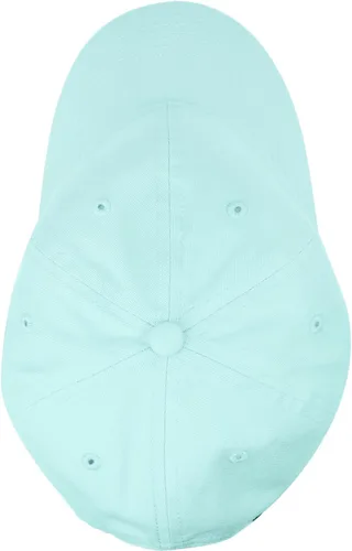Vista 5 de Gorra de béisbol clásica Falari, sombrero de papá 100% algodón suave, talla ajustable Aguamarina