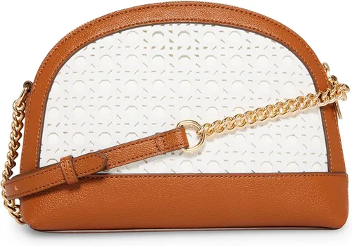 Vista 2 de Anne Klein Bandolera perforada con triple compartimento