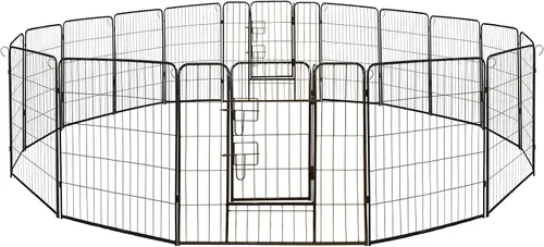 Vista 11 de ALEKO jaula para perro o gato, resistente, corralito, cerca para gallinero, 5 pies x 5 pies x 4 pies