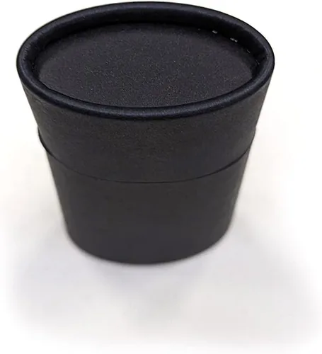 Vista 2 de Recipientes de desodorante de cartón vacíos de 2.65 oz (2.5 onzas) - Forma ovalada - Estilo push-up (paquete de 6, negro)