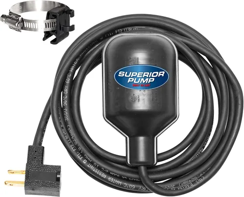 Vista 6 de Superior Pump 92010 Interruptor de flotador vertical, negro