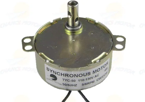 Vista 2 de CHANCS Motor sincrónico TYC-50 110V 5-6RPM 4W CW/CCW AC100~127V Motor de sincronización para torneador de copas, Cuptisserie, motor de plataforma