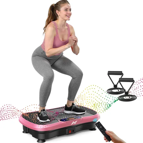Vista 22 de AXV Vibration Plate Exercise Machine Fitness Platform Body Vibrating Board ARK.ROSA