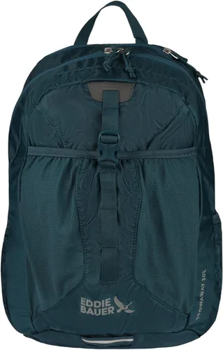Vista 14 de Eddie Bauer Stowaway Mochila Empacable Viaje Exterior Ligera Plegable Duradera Poliéster Ripstop 30L - Cereza Negra